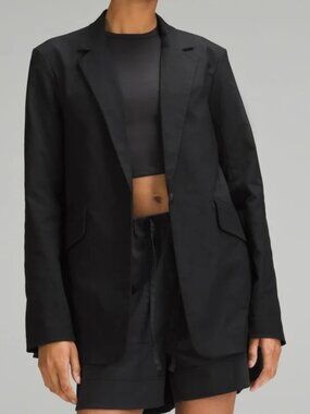 Lululemon Black Performance Blazer Size Small